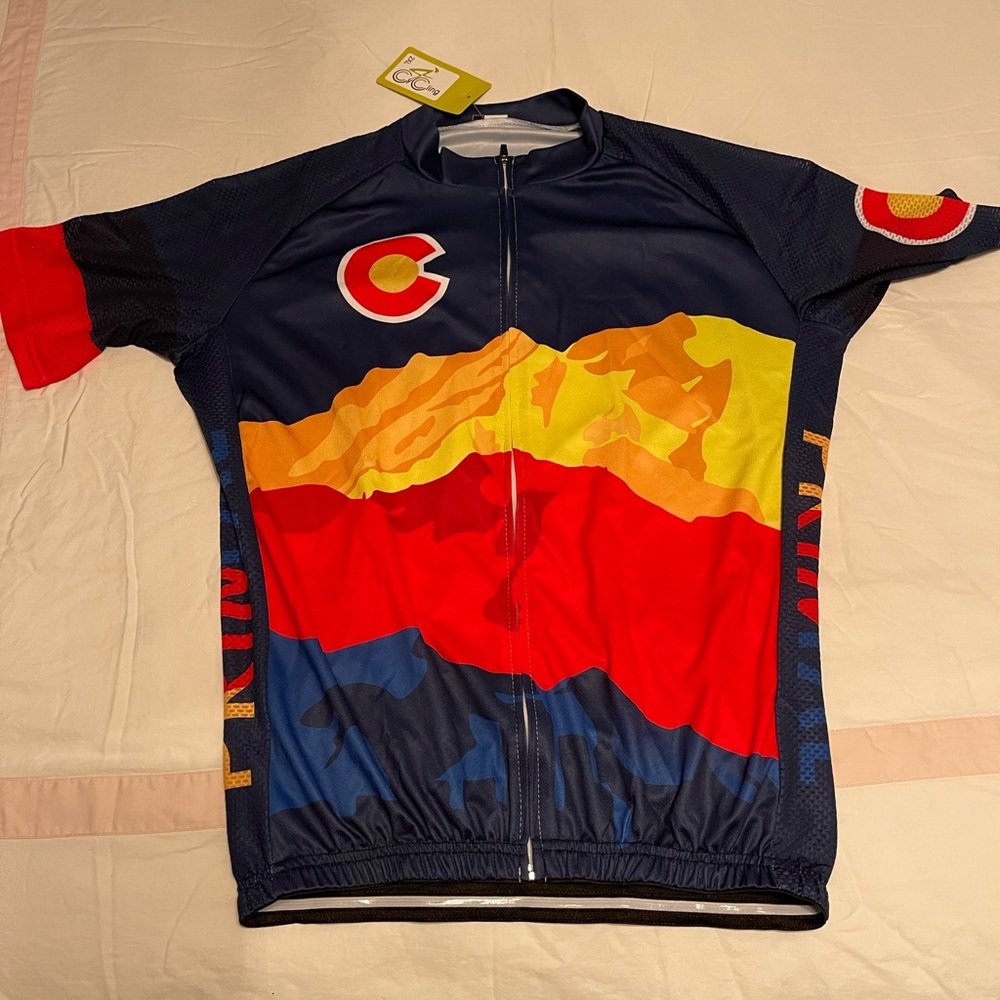 Colorado state flag bike jersey